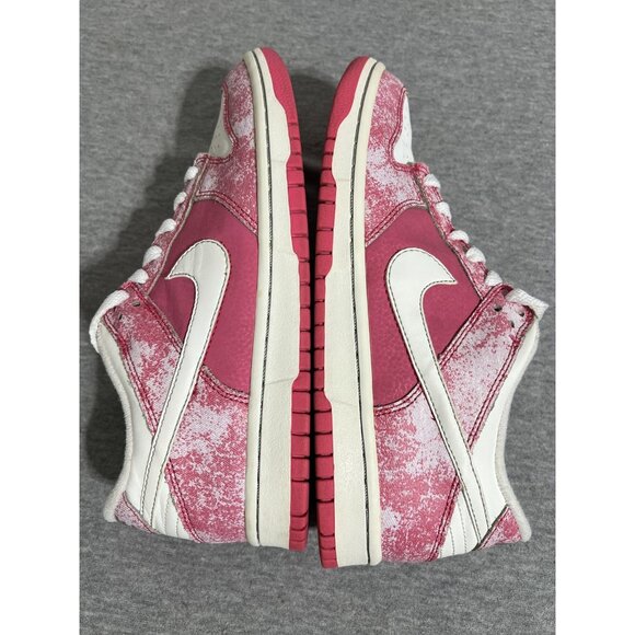 Nike Dunk Low SB Shoes Mens Size 8 Pink White 344942-111 Skateboarding 2008 Rare main image 11